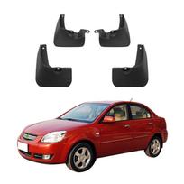 4 vnt. automobilio purvasaugių, purvasaugių, suderinamų su „Kia Rio“ 2006, 2007, 2008, 2009, 2010, 2011 m. QY-06 juoda
