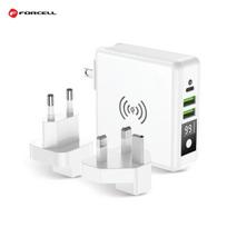 Atsarginis maitinimo šaltinis ("Power Bank") „Forcell 4in1“ 15 W kelioninis belaidis ir sieninis įkroviklis su USB-C ir 8000 mAh išorine baterija
