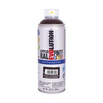 Vandens pagrindo akriliniai purškiami dažai ruda RAL 8017 PintyPlus Evolution 400ml