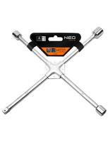 Kryžminis raktas NEO, 17 / 19 / 22 mm ir 1/2", CrV plienas
