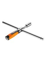 Kryžminis raktas NEO, 17 / 19 mm ir 1/2", su gumine rankena