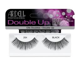 Dvigubos priklijuojamos blakstienos Ardell 204 Black, 1 pora