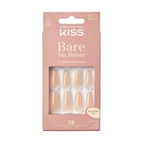 Priklijuojami nagai Bare but Better Nails Nude Drama, 28 vnt.