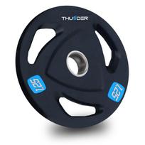 Olimpiniai svoriai Thunder 51mm – galimi svoriai 1.25 kg, 2.5 kg, 5 kg, 10 kg, 15 kg, 20 kg, 25 kg
