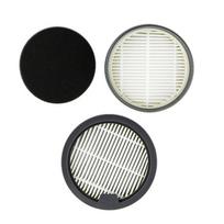 3 vnt. plastikinio dulkių siurblio filtro rinkinys Apvalus filtras Dulkių filtras Dulkių siurblio komponentas ABS tekstūra Pakeičiamas filtras