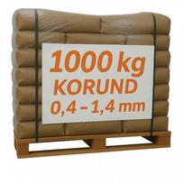 1000kg Smėlis smėliapūtei - smėliavimui Rudas korundas 0.4 - 1.4 mm