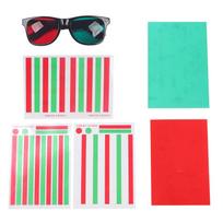 Red Green Vision Correction Cards Myopia Strabismus Amblyopia Stereo Eye Training Reading Aids