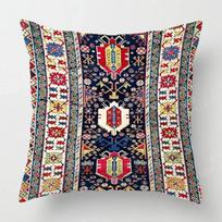 Rudens namų dekoras Rudens svetainės dekoratyvinė pagalvėlės užvalkalas Sofos Boho pagalvėlės užvalkalas Persija Marokas 66x66cm black