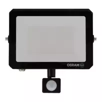 LED prožektorius OSRAM LUX, IP65, 50W, 4000K, 4500lm, su judesio davikliu, juodos sp.