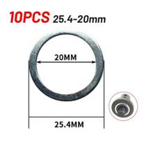 10 vnt. Pjūklo pjovimo poveržlė Vidinės skylės adapterio žiedas Ašmenų angos keitimo poveržlė 25.4-20mm/10pcs