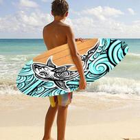 Skimboard Medinė skimboard lenta, Stovėjimui, Vandens sportas, Paplūdimio smėlio lenta Maža banglentė