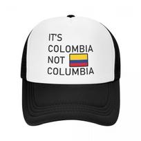 Tai Kolumbija Ne Kolumbija Beisbolo kepuraitės Unisex Snapback kepurės mėgėjams Trucker kepuraitės Moterims Kvėpuojantis tinklelis Snapelis Kaulai Adjustable white