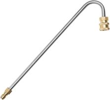 Slėginio ploviklio latakų valymo antgalis, Slėginio ploviklio latakų valymas, 4000 PSI, 13 colių, 1/4 greitoji jungtis Gutter Rod
