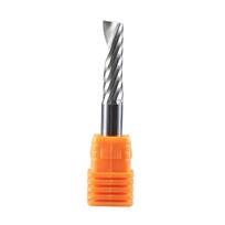 6*22mm Karbido Vieno Pjūvio Spiralinė Freza 6mm Kotas MDF CNC Frezavimo Įrankiai