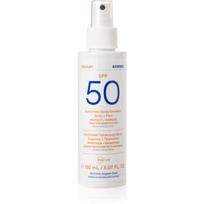 Korres Yoghurt Sunscreen purškiamasis apsaugos nuo saulės losjonas veidui ir kūnui SPF 50+ 150 ml