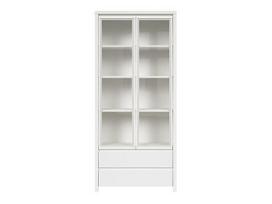 Vitrina Kaspian 2W2S, balta