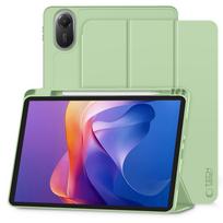 Žalios Matcha spalvos atverčiamas dėklas "Tech-Protect SC Pen" planšetei Xiaomi Redmi Pad 2 11.0