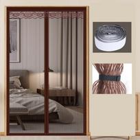 Magnetinis Durų Tinklelis Didelis Durų Magnetinis Uodų Tinklelis Apsauga Nuo Vabzdžių Skraidančių Vasarą ir Virtuvės Vidinis Nematomas Tinklelis Magnetinis Durų Tinklelis 70*200cm