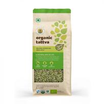 Ekologiški žali skaldyti Mung Dal (500 g), Ekologiški žalieji skaldyti mung pupelės, Ekologiškas Tattva