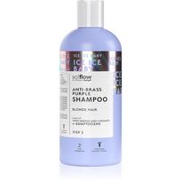 so!flow Cooling Shampoo Blonde Hair šampūnas su violetinės spalvos pigmentais geltoniems atspalviams neutralizuoti 300 ml