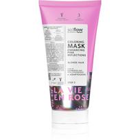 so!flow Coloring Mask Blonde Hair intensyviai plaukų jungtis atkurianti dažomoji kaukė atspalvis Pink 200 ml