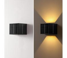 Brilagi - LED sieninis šviestuvas, įkraunamas saulės energija SOLAR CUBE LED/2W/3,2V 1300 mAh IP54