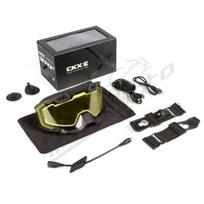 Off road / sniego akiniai šildomu stikliuku CKX 210° Original Heated Juoda / Geltona