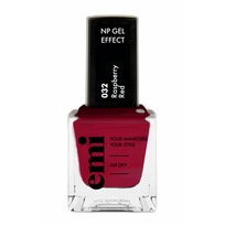 E.Mi Nagų lakas Nail Polish Gel Effect 6ml, Raspberry Red