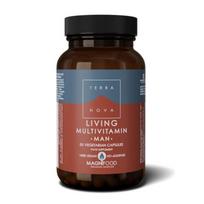Terranova Multivitaminų kompleksas vyrams Living Multivitamin Man 50 kapsuliu
