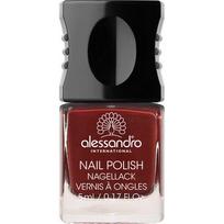 Alessandro Nagų lakas Alessandro Nail Polish 10ml 10ml, 124 Shiny Aubergine