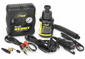 Kompresorius komplektas AirMan ResQ Scout 12V + 100 ml Tire Sealant 76-086