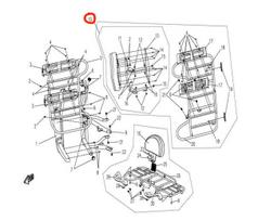 9010-140400-A000 9010-140400-a000 backrest  CFMOTO CF500-A 2011-2013