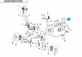 9GQS-081100-10000 REAR BRAKE CALIPER ASSY