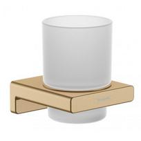 tumbler with holder AddStoris, brushed bronze 41749140