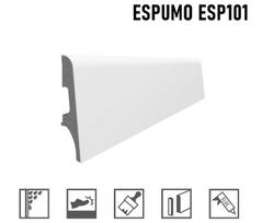 Grindjuostė ESPUMO (ESP101) balta | 65mm, 2,4m