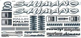 Lipdukai dviračio rėmui Shimano KR-4, balta