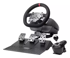Mars Gaming MWHRSX Gaming Steering Wheel + Pedals Android, PC, PlayStation 4, Xbox Series S, Xbox Series X, iOS