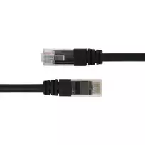 Tinklo kabelis DELTACO, Cat6, U/UTP, 24 AWG, LSZH, 5 m, juodas / TP-65S-K / R00210012