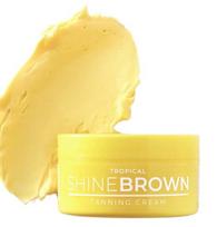 Itin aktyvus kremas maksimaliam įdegiui Byrokko Shine Brown Tropical, 150g
