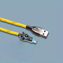 Greitas įkrovimo USB C įkroviklio laidas,  Geltona