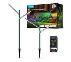Govee-KOMPLEKTAS 2x LED RGBICWW Pritemdomas lauko lempa LED/36W/230V IP66 2700-6500K Wi-Fi
