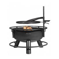 Lauko laužavietė Bandito su reguliuojamomis grotelėmis 80cm