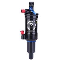 Mountain Bike Shock Absorber 165mm Steel Adjustable Damping Rear Shock Accessory Black