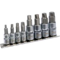 Užlūžusių varžtų išsukėjų rinkinys 8vnt. (stambus sriegis) 1/4", 3/8" HEX