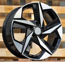 Ratlankis RACINGLINE B1622 R15x6 5x114.3 ET 45 CB 67.1 (Black Polished) (620 kg)