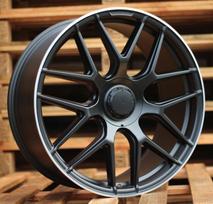 Ratlankis RACINGLINE B5318 R19x8 5x112 ET 43 CB 66.6 (Black Half Matt Polished Lip) (765 kg)