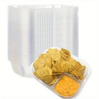 100 vnt. 12 oz vienkartinių nacho padėklų, puikiai tinka sūrio padažui, užkandžiams ir vakarėliams, maisto laiveliai maisto kioskeliams, kino vakarams ir karnavalams pack of 100