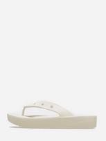 CROCS Moteriškos paplūdimio šlepetės, CLASSIC PLATFORM FLIP W