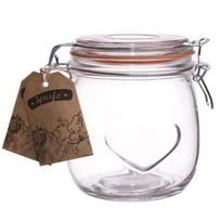 Stiklainis su dangteliu, 0.5L