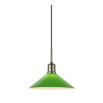 Žalios spalvos/žalvario spalvos kabantis šviestuvas ø 25 cm su stiklo gaubtu Vela – Markslöjd